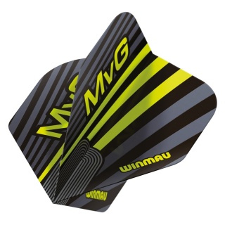 Winmau Michael van Gerwen Prism Delta Grey Green MVG – Piórka do darta (Standard NO2)