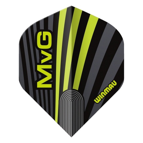 Winmau Michael van Gerwen Prism Delta Grey Green MVG – Piórka do darta (Standard NO2)