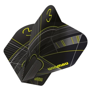 Winmau Michael van Gerwen Prism Delta Black Green Bow – Piórka do darta (Standard NO2)