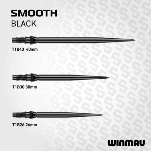 Winmau Switch Point Smooth Silver/Black
