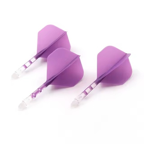 CUESOUL ROST T19 INTEGRATED DART FLIGHTS - BIG STANDARD Purple