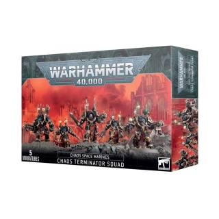 Chaos Space Marines Chaos Terminator Squad – Elitarne Jednostki Szturmowe – Warhammer 40,000