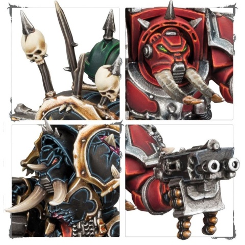 Chaos Space Marines Chaos Terminator Squad – Elitarne Jednostki Szturmowe – Warhammer 40,000