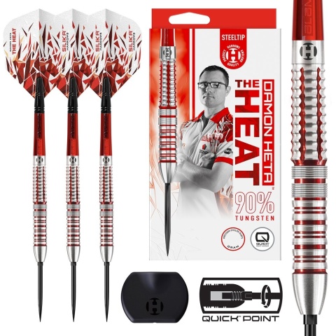 Harrows Damon Heta V2 Quick Point 90% – Steel Tip Darts
