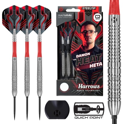 Harrows Damon Heta Natural Quick Point 90% – Lotki do Darta