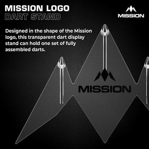 Mission Acrylic Dart Stand – Stojak akrylowy na 3 lotki