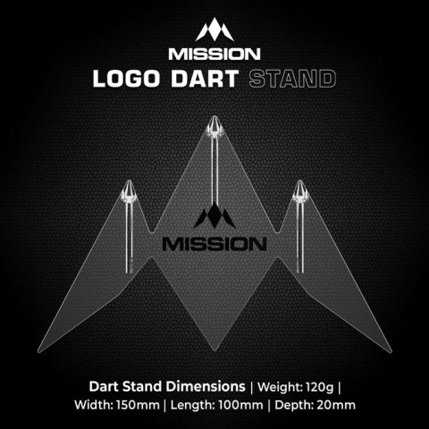 Mission Acrylic Dart Stand – Stojak akrylowy na 3 lotki