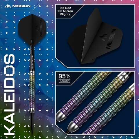 Mission Kaleidos 95% Darts – Lotki do Darta