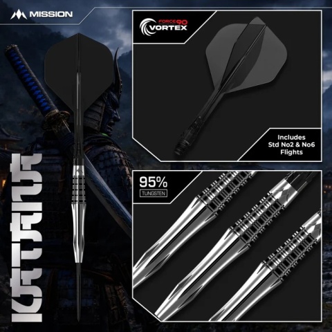 Mission Katana 95% Steeltip Darts