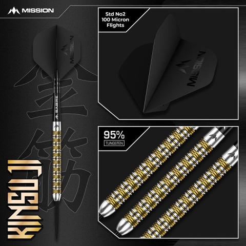 Mission Kinsuju 95% Steeltip Darts