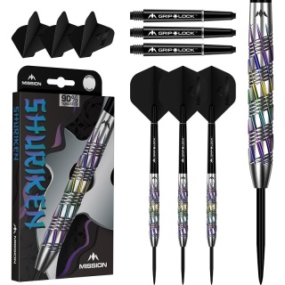 Mission Shuriken 90% Steeltip Darts