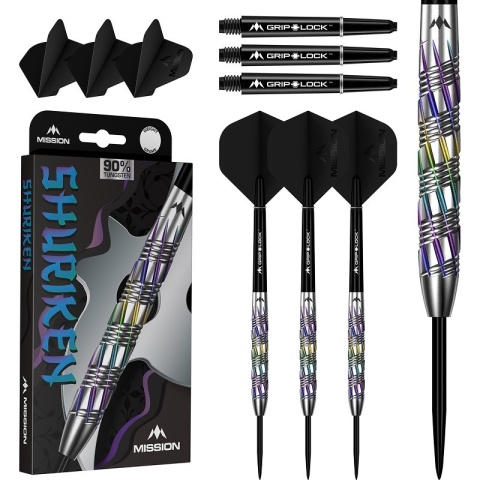 Mission Shuriken 90% Steeltip Darts