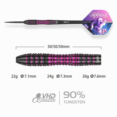 ONE80 Foxide F3 90% Darts – Lotki do Darta