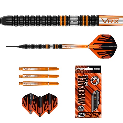 Red Dragon Amberjack Pro 1 90% Soft Tip – Profesjonalne lotki dart