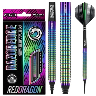 Red Dragon Razor Edge Spectron 85% Soft Tip – Profesjonalne lotki dart
