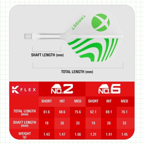 Target Xbox K-Flex NO2 – Integrated Dart Flights