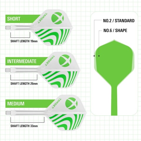 Target Xbox K-Flex NO2 – Integrated Dart Flights