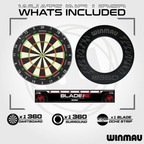 Winmau Blade Triple Core 360 Bundle - Zestaw do darta