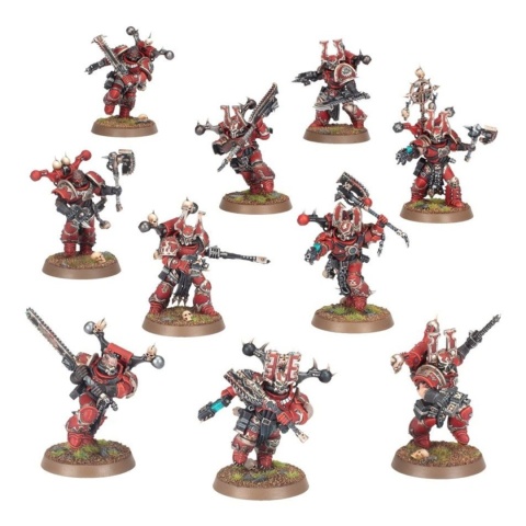 World Eaters Khorne Berzerkers – Elitarna Piechota Szturmowa – Warhammer 40,000