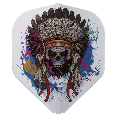 L-style Signature Champagne Flight L1EZ Standard Chief Skull Clear White
