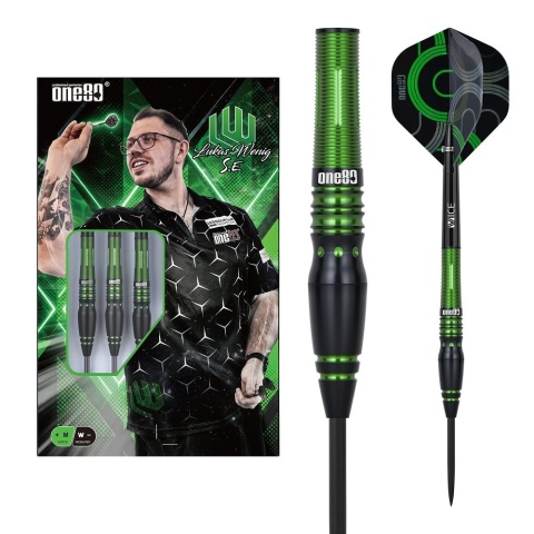 ONE80 Lukas Wenig S.E. 90% – Professional Steel Tip Darts