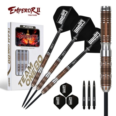 ONE80 Tom Yang Emperor II Bronze 90% – Stylish Precision Steel Tip Darts
