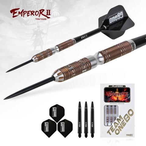 ONE80 Tom Yang Emperor II Bronze 90% – Stylish Precision Steel Tip Darts