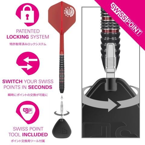 TARGET PRIME DIAMOND GEN 4 Kosuzu Iwao 90% Tungsten – Rzutki do darta (22g / 24g)