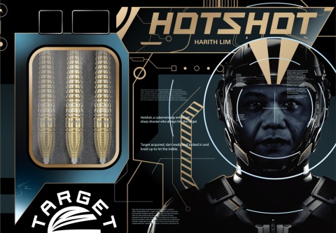TARGET PRIME HOTSHOT GEN 3 Harith Lim 90% Tungsten Darts – 23g / 25g