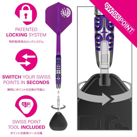 TARGET ENDEAVOUR GEN 3 Kasumi Sato 90% Tungsten – Rzutki do darta (22g / 24g)