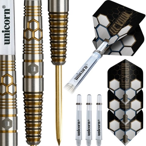 Unicorn Hexium 3 Gold Black 90% Tungsten – Rzutki do darta (24g / 26g)
