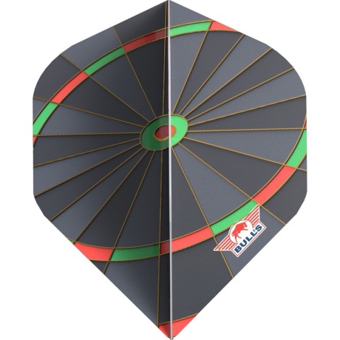 Bull's Design 100 Board Black No.2 – piórka do lotek