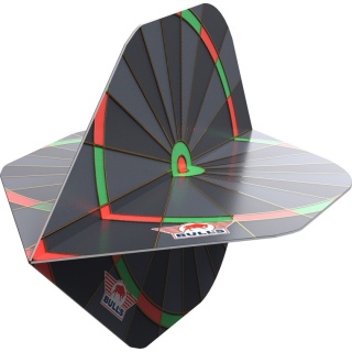 Bull's Design 100 Board Black No.2 – piórka do lotek