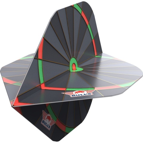 Bull's Design 100 Board Black No.2 – piórka do lotek