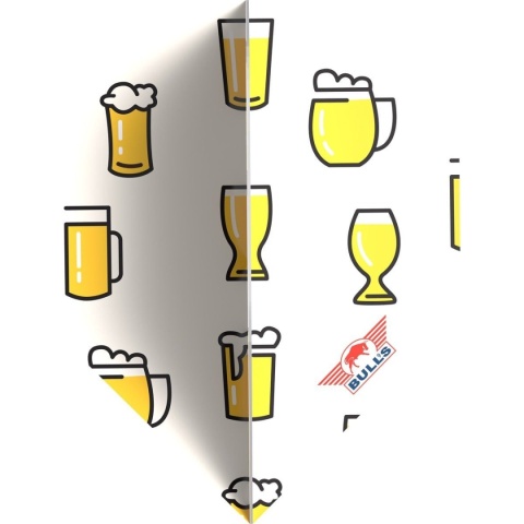 Bull's Design 100 Beer Cartoons No.2 – piórka do lotek