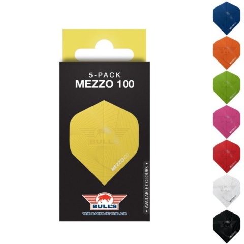Bull’s Mezzo 100 No.2 Flights – 5-pack