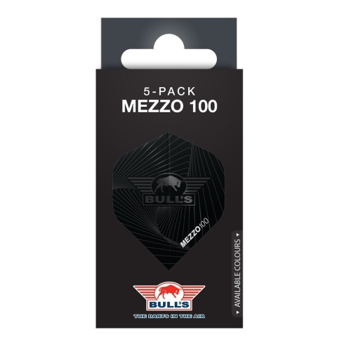 Bull’s Mezzo 100 No.2 Flights – 5-pack