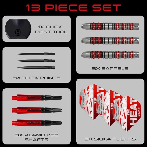 Harrows Damon Heta V3 Quick Point 90% – Lotki do Darta