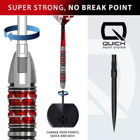 Harrows Damon Heta V3 Quick Point 90% – Lotki do Darta