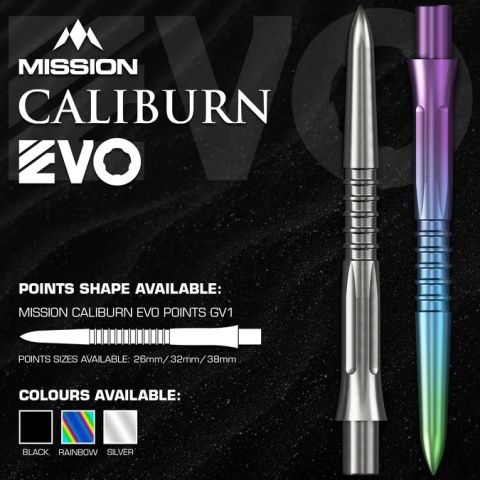 Mission Caliburn EVO Dart Points GV1