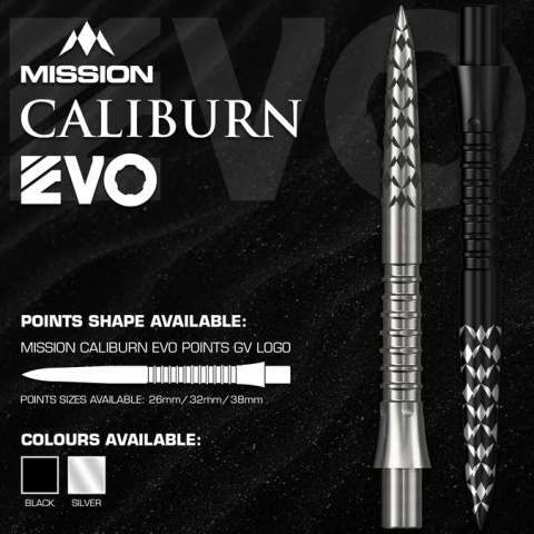 Mission Caliburn EVO Dart Points GV-Logo