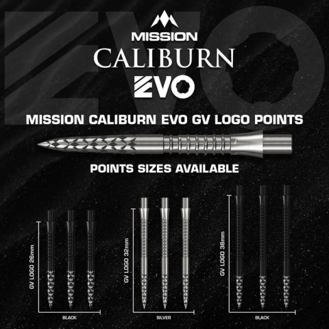Mission Caliburn EVO Dart Points GV-Logo