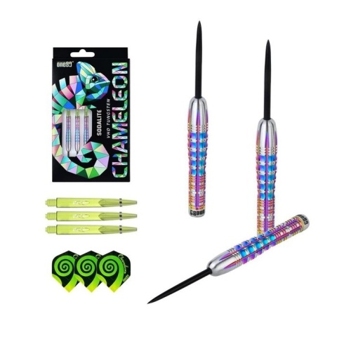 ONE80 Chameleon Sodalite 90% – Lotki do darta (Steel Tip)