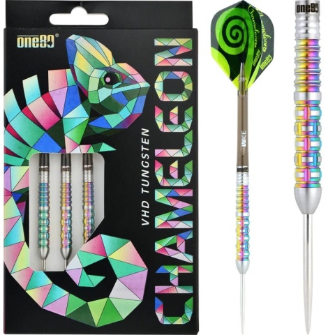 ONE80 Chameleon Zircon – Lotki do darta (Steel Tip)