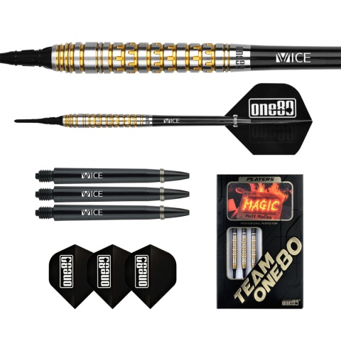 ONE80 Matt Mullen Magic Signature – Lotki do darta (Soft tip 19g)