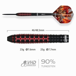 ONE80 Vaelkris V01 90% – Lotki do darta (Steel Tip)