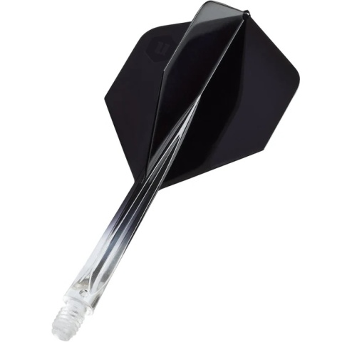 Unicorn Forge Two Tone Moulded Flight & Shaft System – Plus Std Black