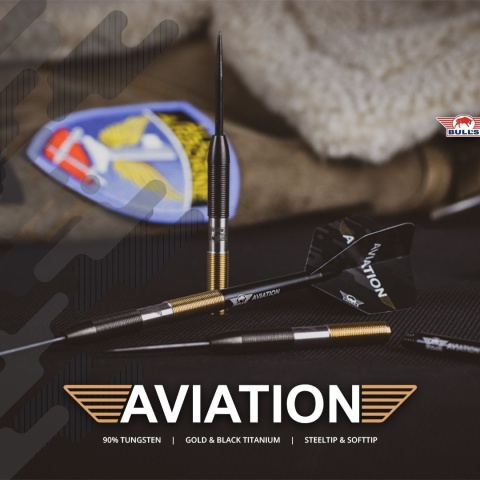 Lotki Bull’s Aviation 90% – Steel Tip Darts