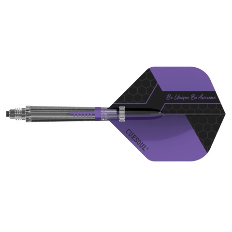 Shafty Cuesoul KOFF Carbon fioletowe mocne wymienne topy