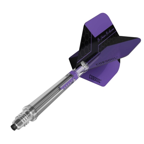 Shafty Cuesoul KOFF Carbon fioletowe mocne wymienne topy